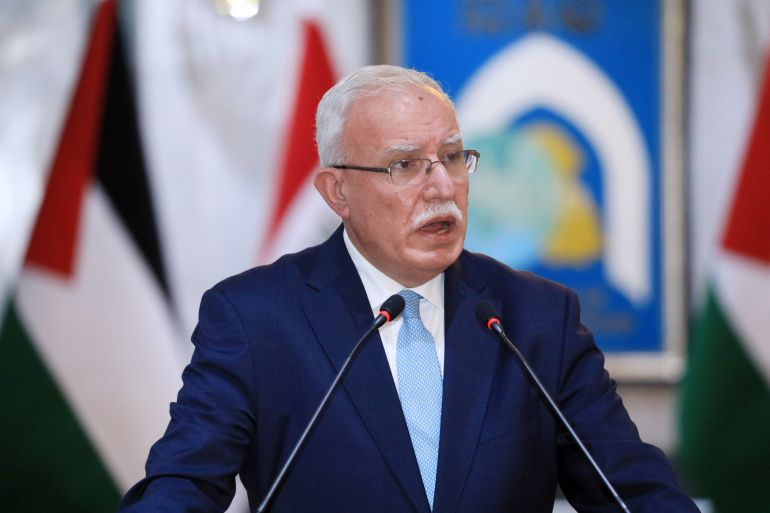 BAGHDAD, IRAQ - MAY 23: Palestinian Foreign Minister Riyad al-Maliki- Murtadha Al-Sudani - Anadolu Ajansı