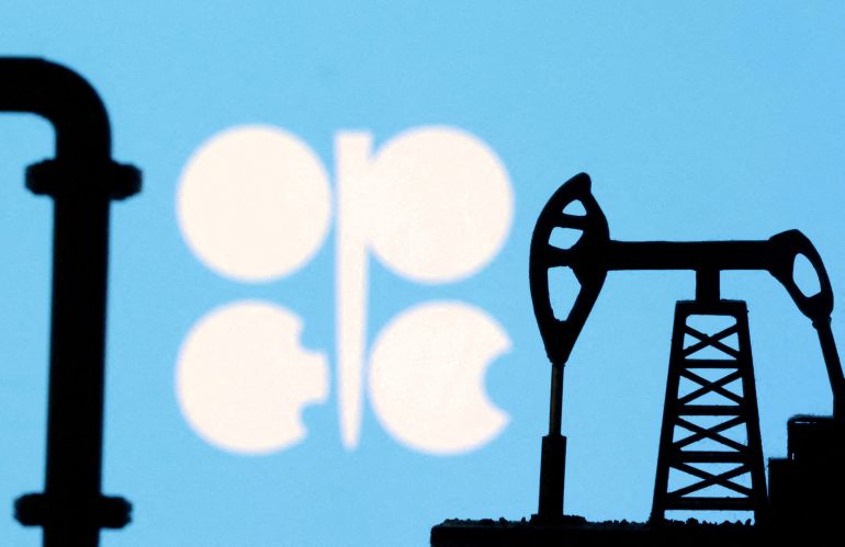 FILE PHOTO: OPEC logo is seen in this illustration taken, October 8, 2023. REUTERS/Dado Ruvic/Illustration/File Photo